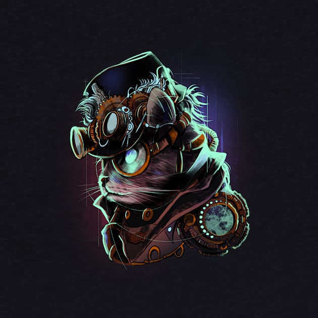 Steampunk cat by Fan.Fabio_TEE